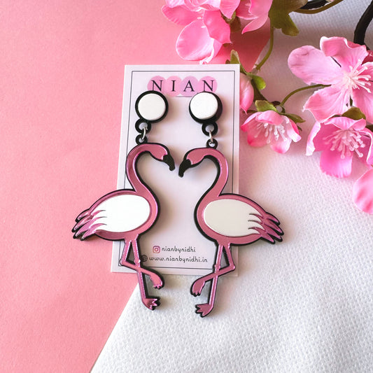 Flamingo Flair Earrings