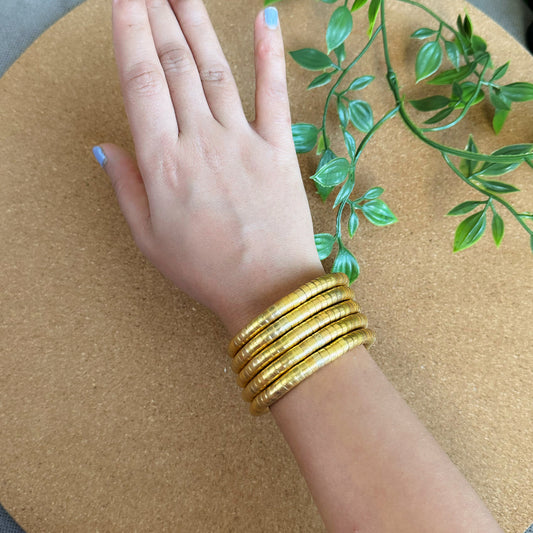 Golden Glow Stackable Bracelet