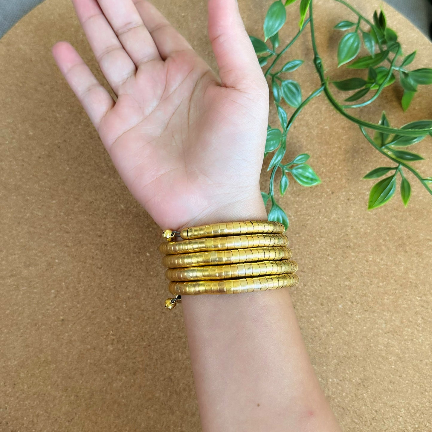 Golden Glow Stackable Bracelet